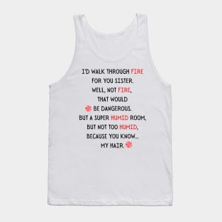 Sister Relationship sibblings Tank Top